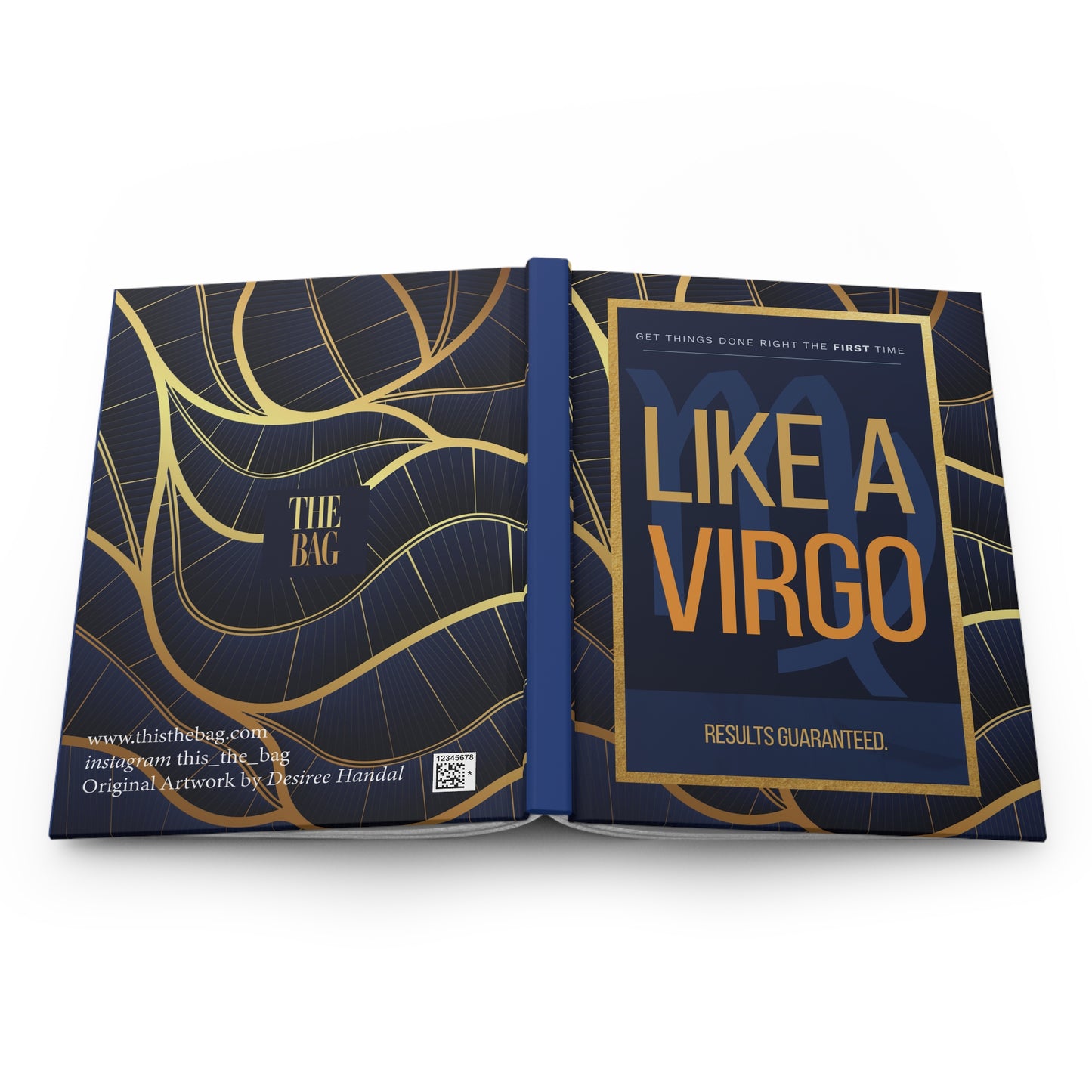 Hardcover Journal - "Like A Virgo"