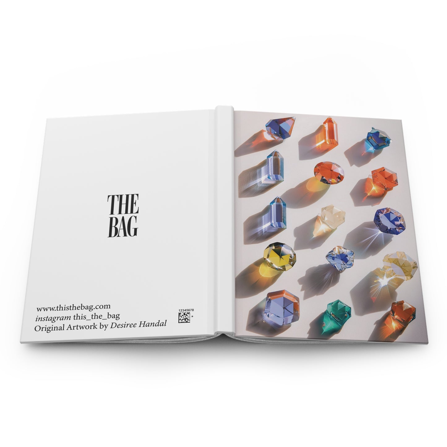 Hardcover Journal - "Crystal Thoughts"