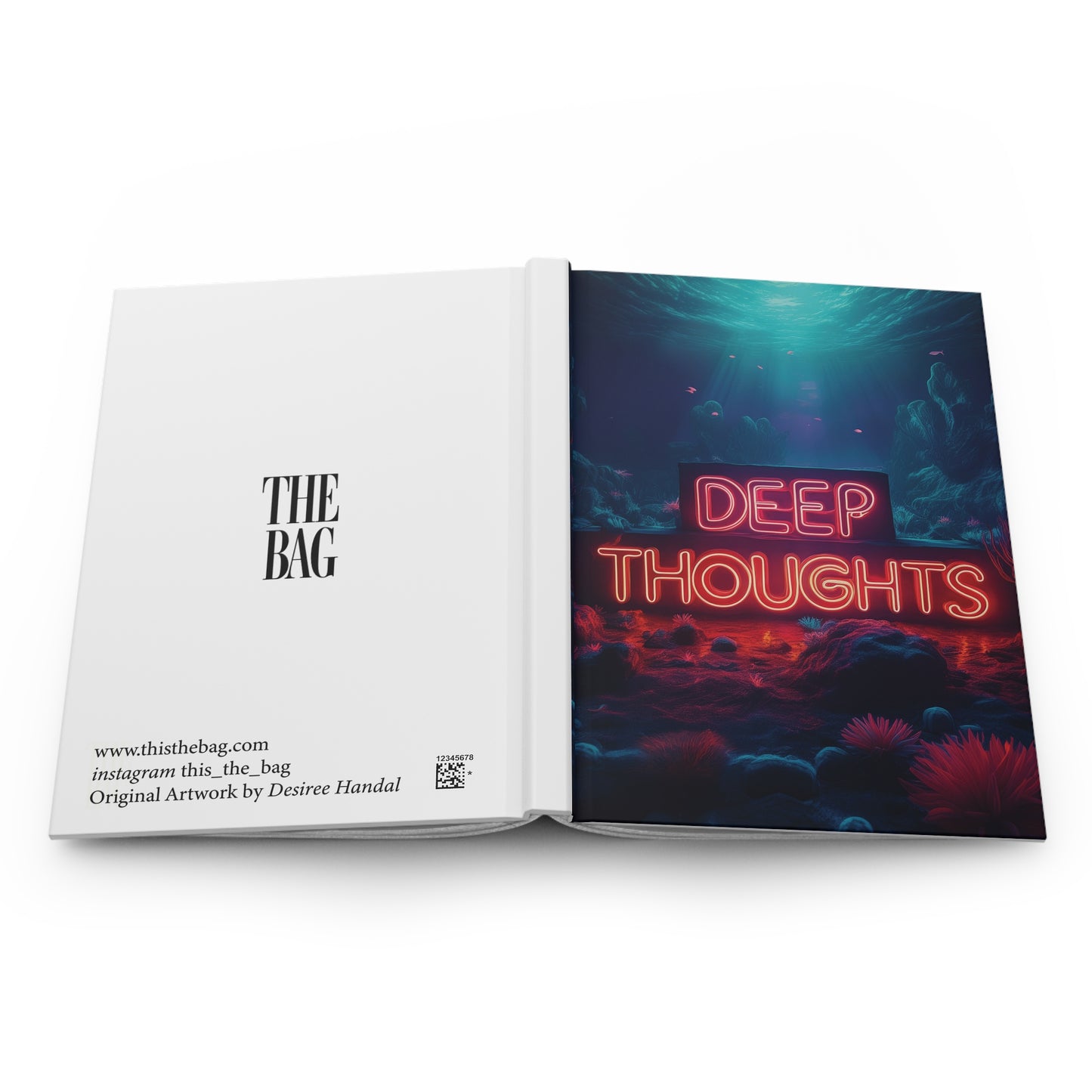 Hardcover Journal - "Deep Thoughts"