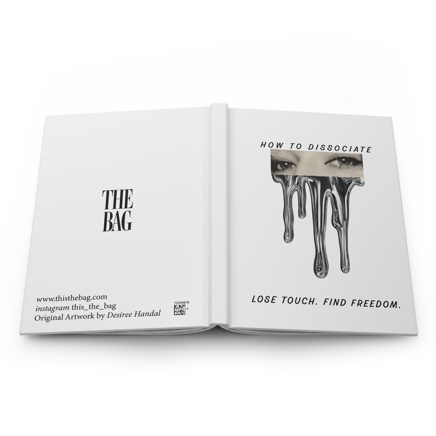 Hardcover Journal - "How to Dissociate"