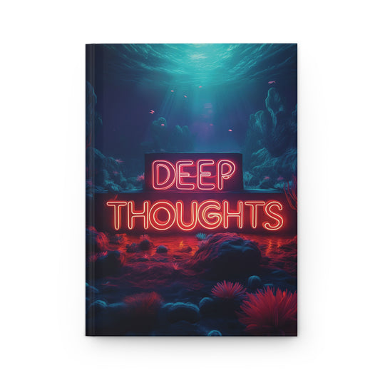 Hardcover Journal - "Deep Thoughts"